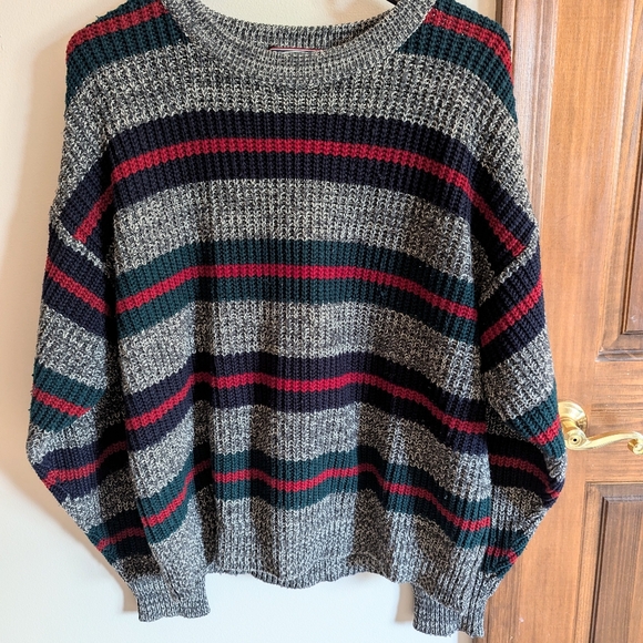 80s Vintage McGregor Knit Crewneck Sweater Size Medium - Picture 4 of 4